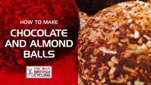 Chocolate and almond protein balls