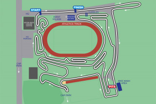 The course for the 2014 British Cycling National Cyclo-Cross Championships