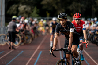 Ian Field at a cyclo-cross race