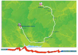 2013 Tour of Britain route stage one