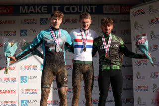 2022 National Cyclo-cross Championships podium, Junior Men