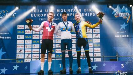 Double celebrations for Great Britain on day one of 2024 UEC European MTB Championships