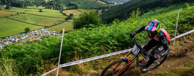 Harnden and Walker battle thunderstorms to take National Downhill Series wins in round three