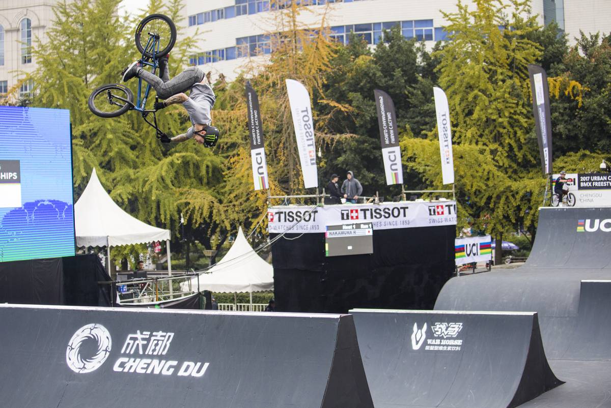 Guide Great Britain Cycling Team at the UCI BMX Freestyle Park