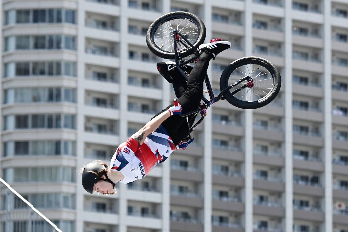 Брай флип на BMX