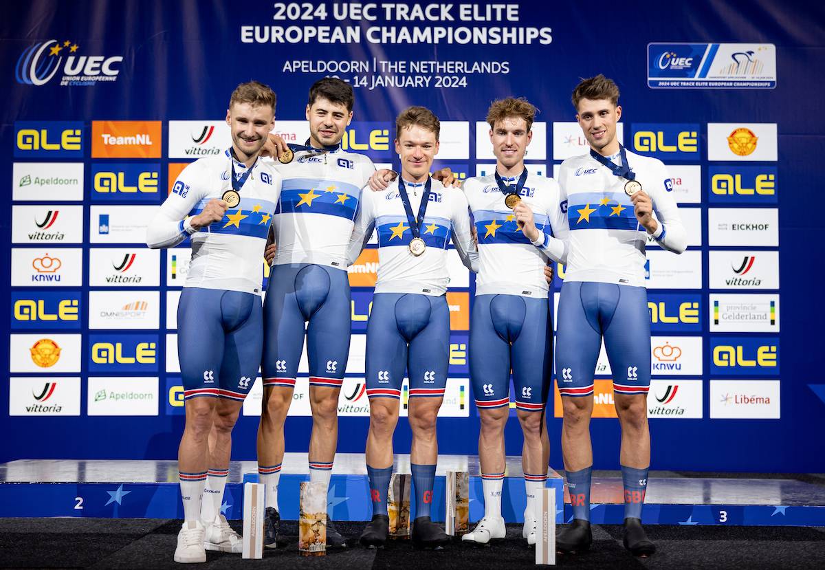 Men's team pursuit squad take first European title in nine years on day