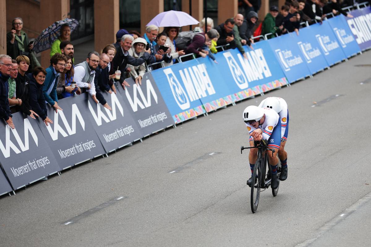 Four top 10s for Great Britain Cycling Team on day two of 2024 UCI Road