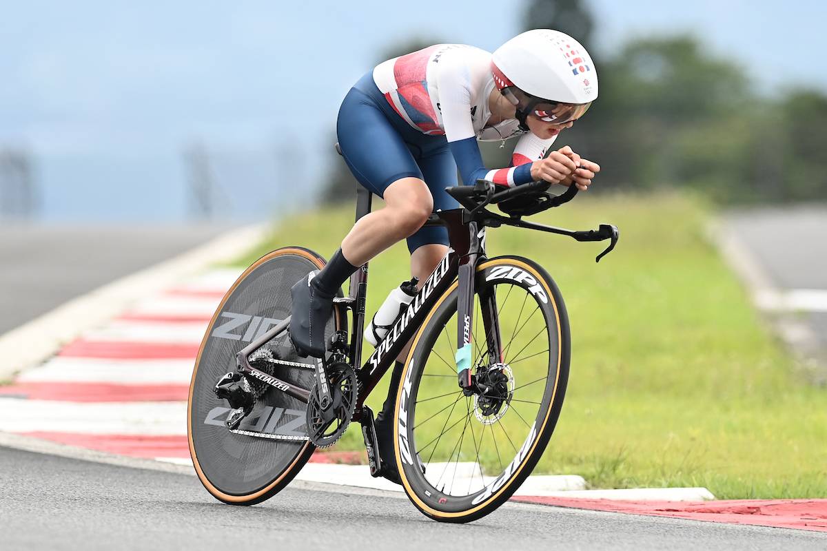 Might be bike. British Cycling. Cycling event.