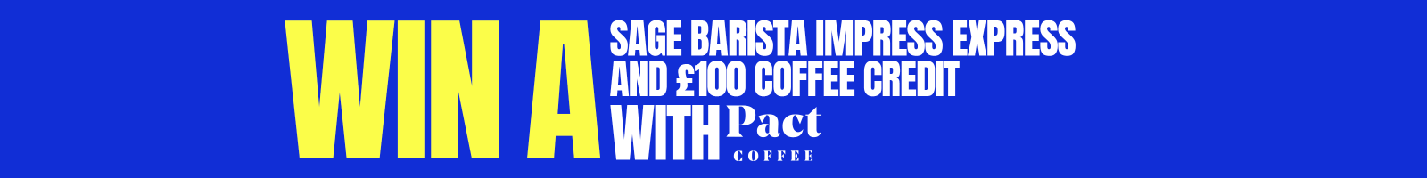 Win a coffee machine with Pact