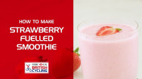 Strawberry fuelled smoothie