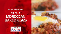 Spicy moroccan baked eggs