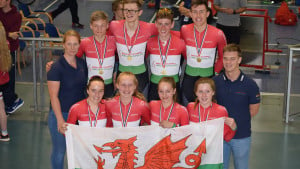 Wales Youth Team top the podium at Inter Regional Track Championships