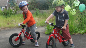 Kirkroyds pre-school pupils end the term on two wheels