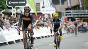 Amy Roberts wins in Redditch after last lap drama