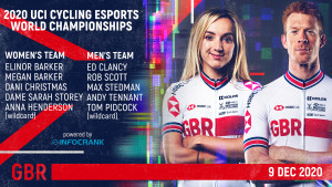 Great Britain Cycling Team announced for UCI Cycling Esports World Championships