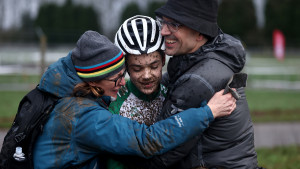 Day one sees 10 champions crowned in epic conditions at the National Cyclo-cross Championships