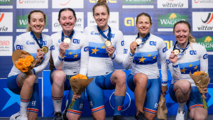 Women&amp;rsquo;s team pursuit gold for Great Britain on day two of European championships