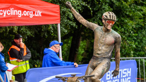 Aldridge takes double British title at mud-soaked Tong