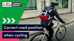 Correct road positioning on your commute - Commute Smart