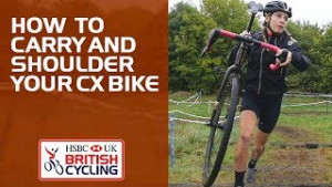 How to carry and shoulder your cyclo-cross bike