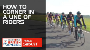 How to corner in a line of riders - Race Smart