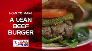 Lean beef burger