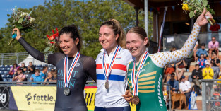 Rhys Britton and Grace Lister crowned national omnium champions at Herne Hill