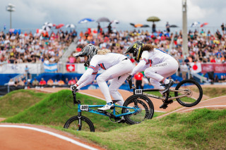 2024 UCI BMX Racing World Championships - Sienna Harvey and Betsy Bax