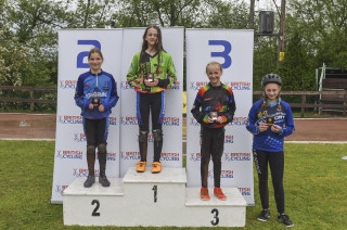 Podium shot of Womenâ€™s Battle of Britain round 2