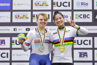 Katie Toft wins silver in the women's C1 500m TT at the 2024 UCI Para-cycling Track World Championshps