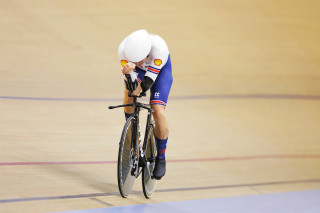 Fin Graham in the men's C3 individual pursuit