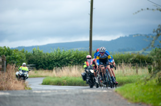 Break away group at Cadence Road Race round of the Junior Menâ€™s National Road Series.