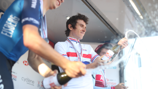 Geraint celebrates his national championship win