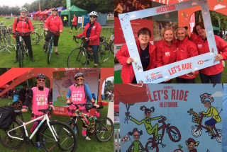 Picture collage of four images, each from Breeze rides in Scotland