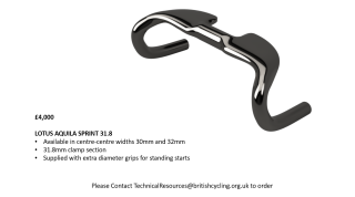 Lotus sprint handlebar