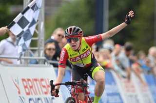 Stockton Cycling Festival Grand Prix women's race, Jess Finney win..