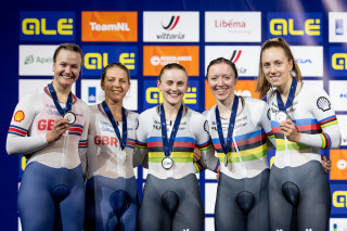 GBCT women team pursuit took silver