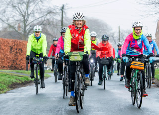 Val French leading her 1000th Breeze ride