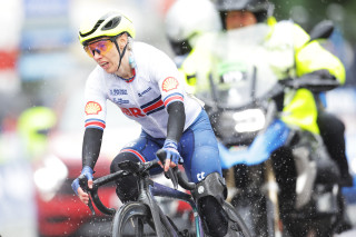 Fran Brown in the women's C1 road race at the 2024 UCI para-cycling world championships