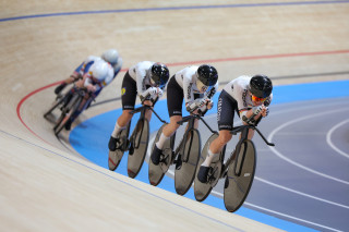 Team pursuits triumph with women s gold and men s silver at 2024 UCI Tissot Track World Championships