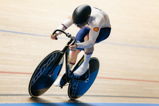 Lyall Craig in the men's kilo at the 2025 UEC Track Elite European Championships