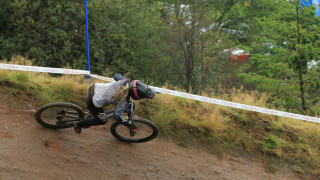 The HSBC UK National DH Series concluded in the Ae Forest 