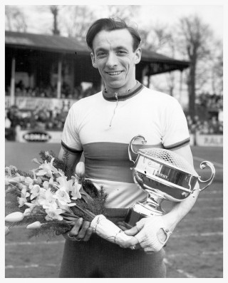 Norman Sheil at Herne Hill, 1958.