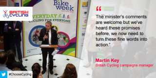 Cycling minister Robert goodwill attending the launch of Bike Week 2015