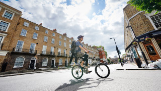 Cyclist in London