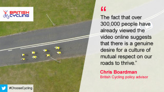 British Cycling policy advisor, Chris Boardman, has spoken of his delight at the positive reaction to a newly-produced short video highlighting the importance of rule 163 of the Highway Code.