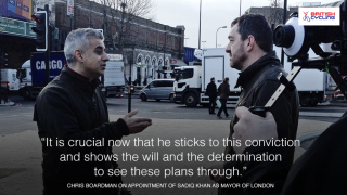 During the campaign, Mr Khan met with Mr Boardman and outlined his own proposals for cycling in London.