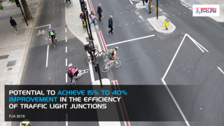 Potential to achieve 15 to 40 percent imporvement of traffic light junctions