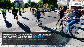 The research suggests that implementing the new rule could create an estimated 15% to 40% increase in signalised junction efficiency, reduce congestion and improve air quality, while also has the potential to improve safety levels to those seen on Dutch roads