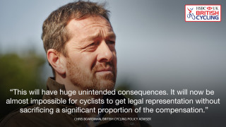 British Cycling calls on the government to halt plans to penalise vulnerable road users